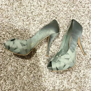 ZARA Satin High Heels